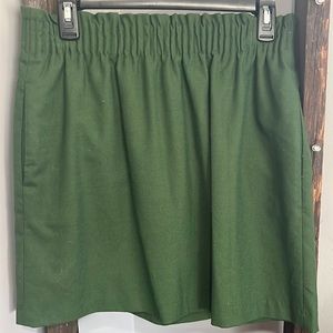 J Crew Factory WOOL Sidewalk Skirt- BEAUTIFUL GREEN